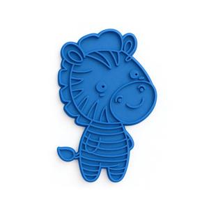 STANDING ZEBRA COOKIE CUTTER