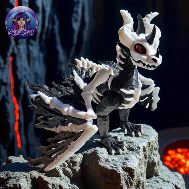 Skelly Dragon - Articulated Dragon