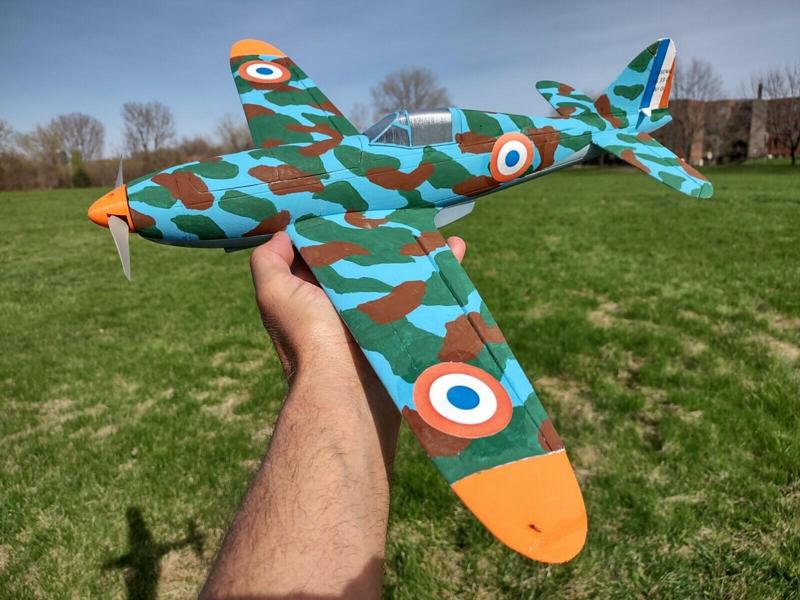 Arsenal VG.33 French WWII fighter 800mm (L3D)