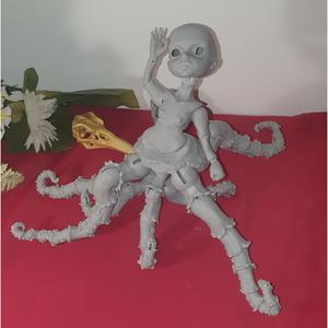 Bjd Chibi V3 Body Articulated Humanoid Octopus Doll