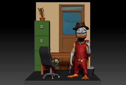 Howard The Duck - What If Series Version 3d Print Model