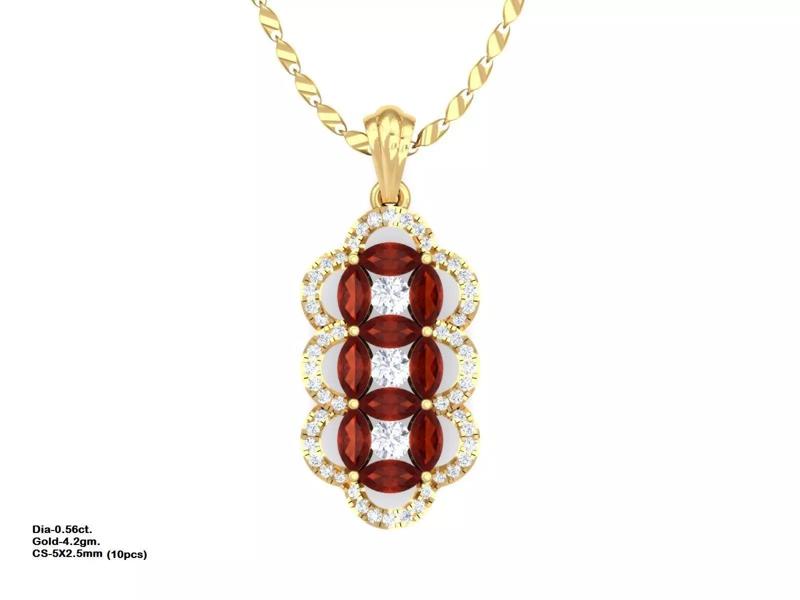 necklace and earings stony collection