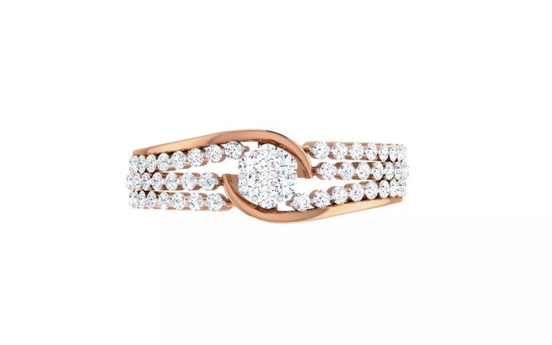 Ultra light wt Women Ring 3dm stl renders details
