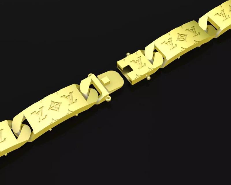 A22A Fashion LV Style Bracelets for Men