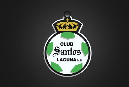 Santos Laguna Shield Keychain