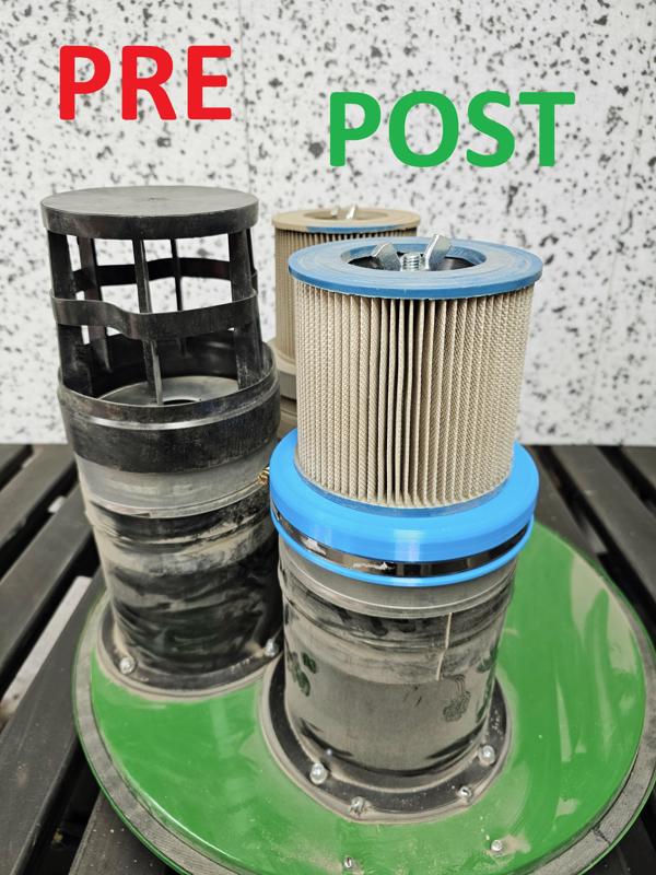 Recordpower CamVac filter cartridge add-on