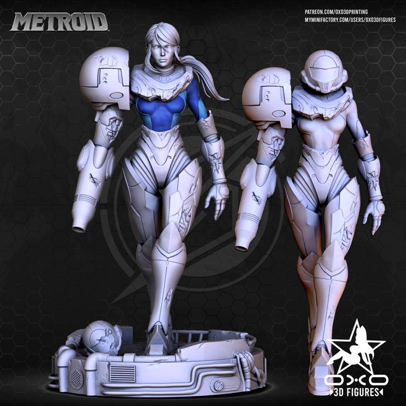 Samus Aran Metroid Miniature