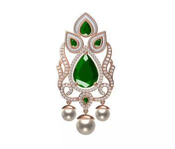 Women Unique Pendant STL JCD Details