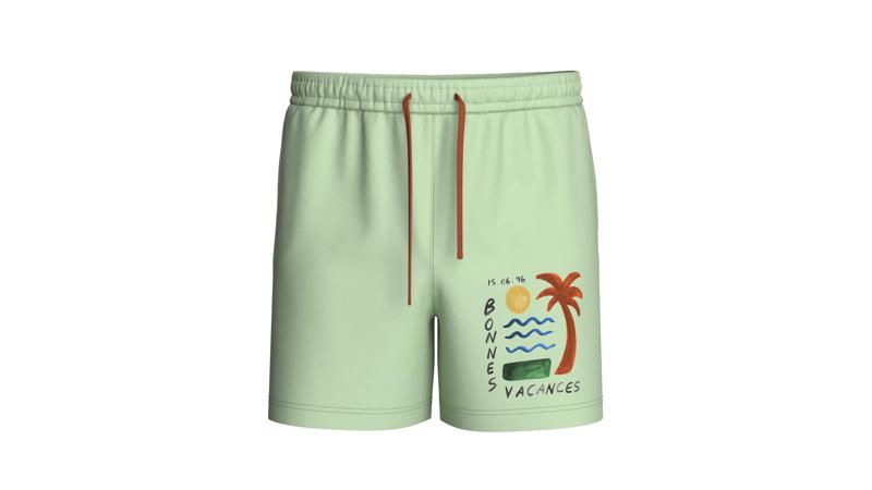 Mens Shorts Pant-Painterly Scenic  | Marvelous / Clo3d / obj / fbx