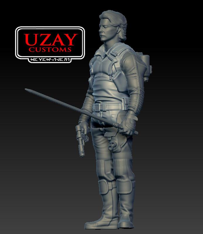 Star wars Jedi Survivor articulated Bode Akuna 3D print model
