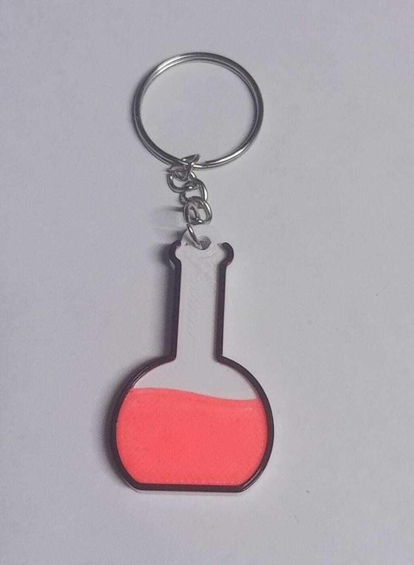 Key Ring Flask (Chemistry)