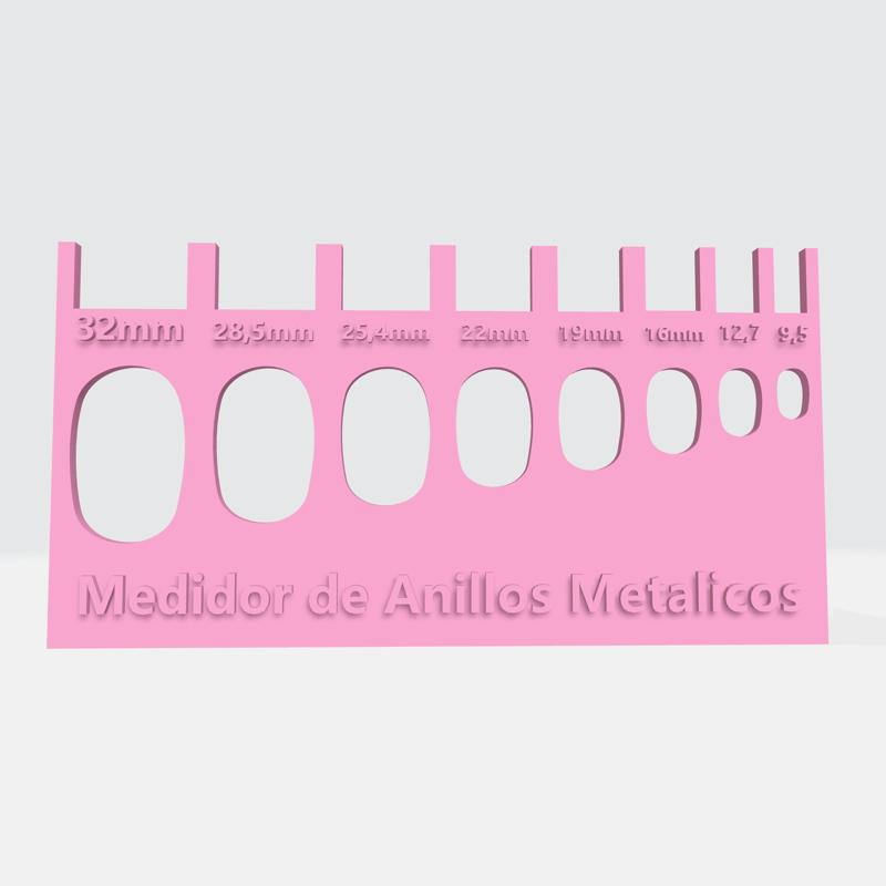 Metal Spiral Binding Measurer 9.5 to 32 mm Scrapbook Binding book