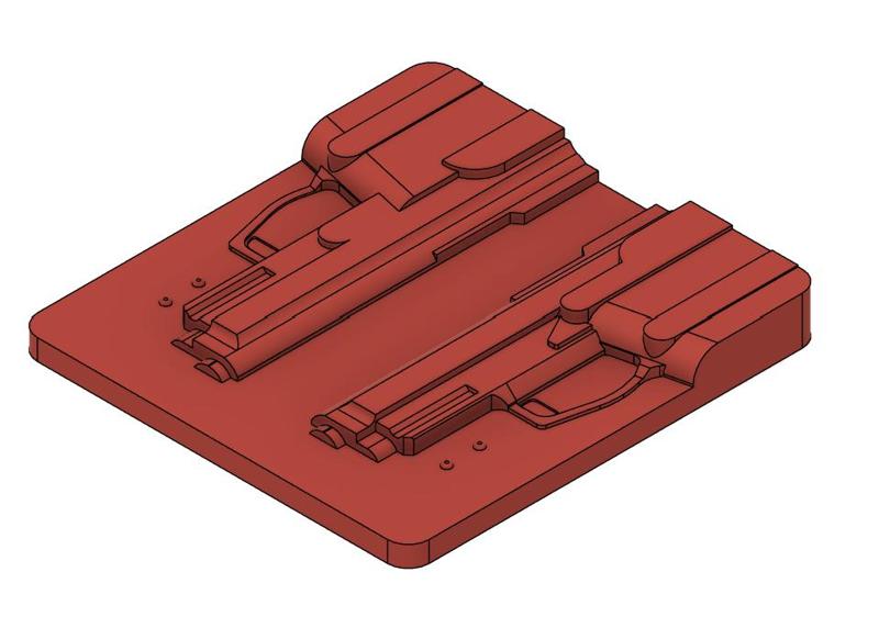 Beretta 80x Cheetah Holster Vac Press Mold