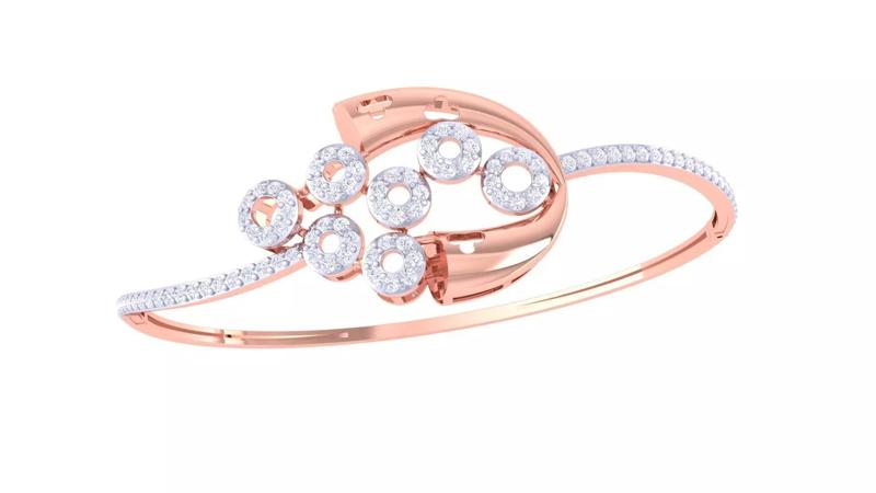 Women Light wt Diamond Bracelet 3dm renders