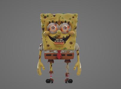 Zombie SpongeBob Statue