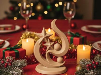Elegant Christmas Star Decors (incl. no support)
