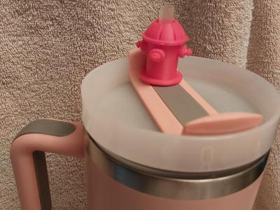 Fire Hydrant Straw Topper