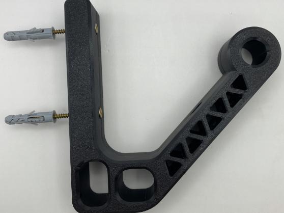 Motorcycle helmet holder hook