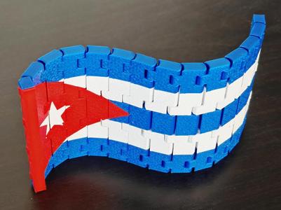 Flag of Cuba - flexible, double-sided