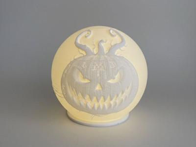 Esfera litofania halloween