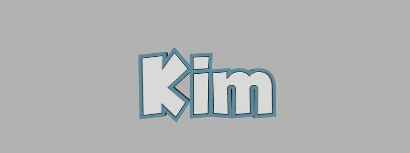 two-tone key ring - Kim