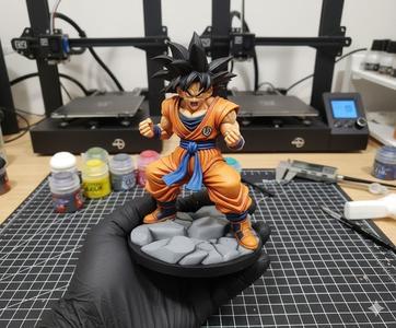 Goku Fight Pose - 3D Printable Figure | Dragon Ball Z