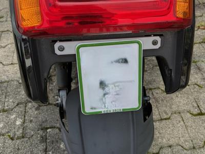 NIU N1S License Plate holder