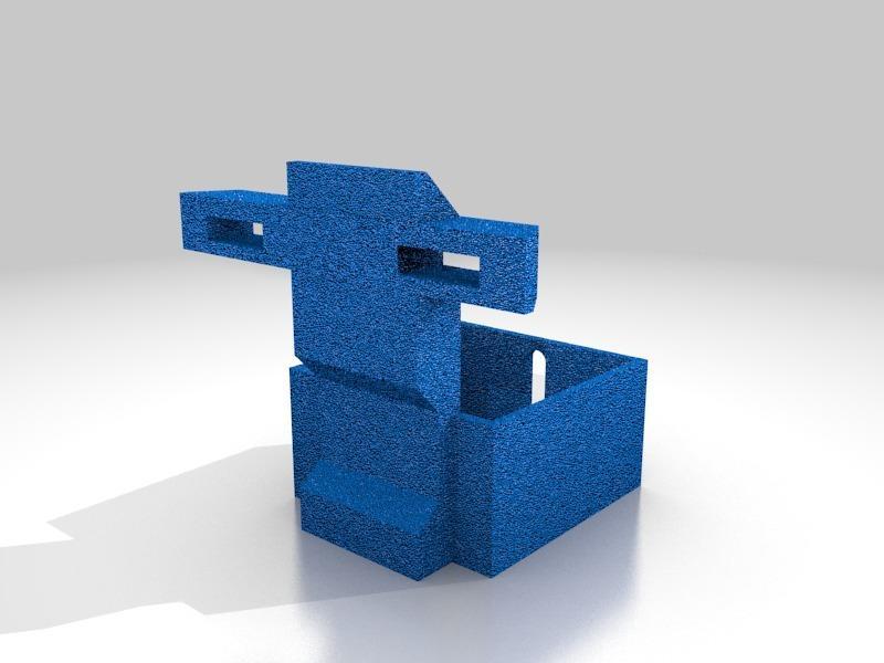 Anet A8 Rear mount 500mW laser bracket