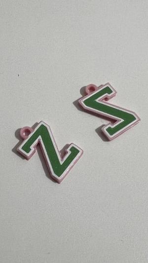 Zed & Addison Keychain – Disney Zombies Inspired – Multicolor 3D Print