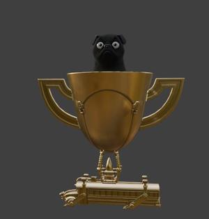 Zoey Fortnite Victory Royale Trophy STL - Ready to Print