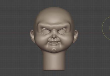 Childs play - Chucky Head STL FILE