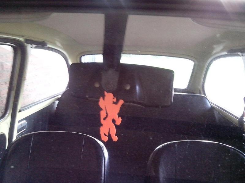 Orange Car Mirror Lion (World Championship 2014)