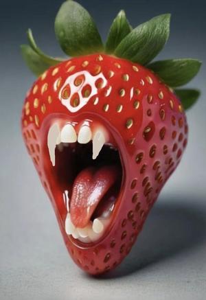 ANGRY STRAWBERRY STL
