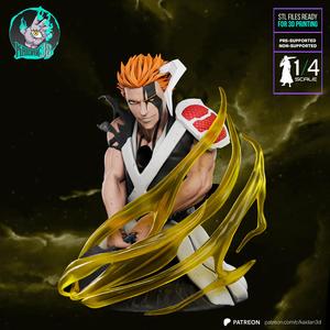 Ichigo Kurosaki (Horn of Salvation Bankai) BLEACH BUST - STL ready for 3D Printing