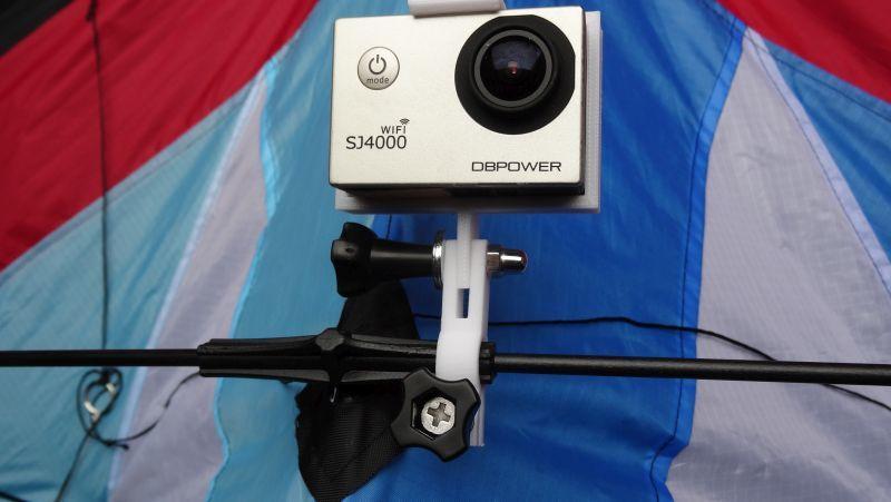 Flight kites Action camera holder