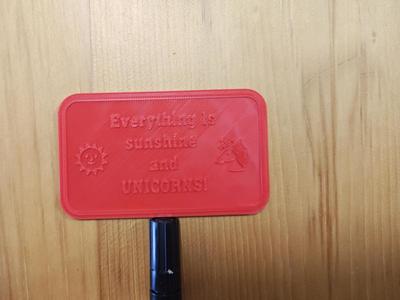 Sunshine and Unicorns! (magnet)