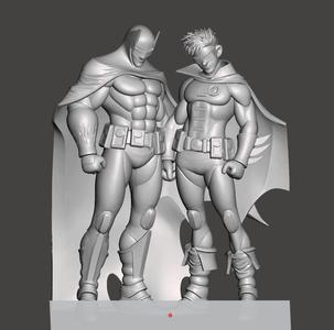 🦇 Batman & Robin – Classic TV Series STL Model