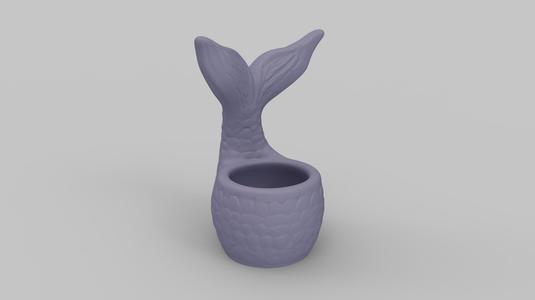 Mermaid Tail Planter