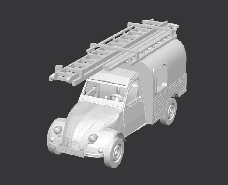 Citroën AK400 - Scale 1:18 - 1973 - Complete or Buildable Kit