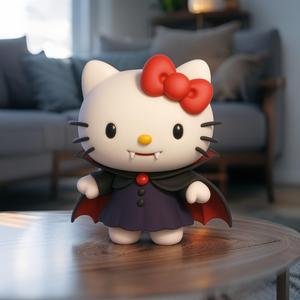 Hello Kitty vampire - halloween decorations