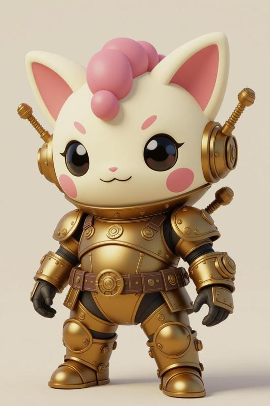 Steampuff – Steampunk Jigglypuff STL