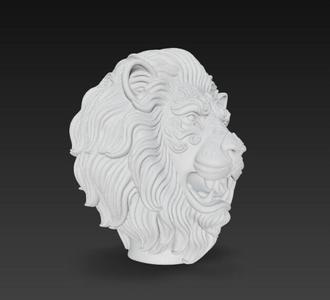 lion head sculpture