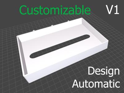 [Customizable] IKEA Skadis Tissue Rack
