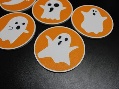 Halloween Ghost Coasters 5 Pack
