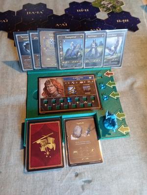 Heroes 3 board game / player board + card stock