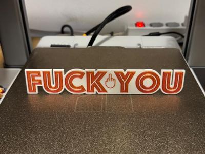 Fuck you text