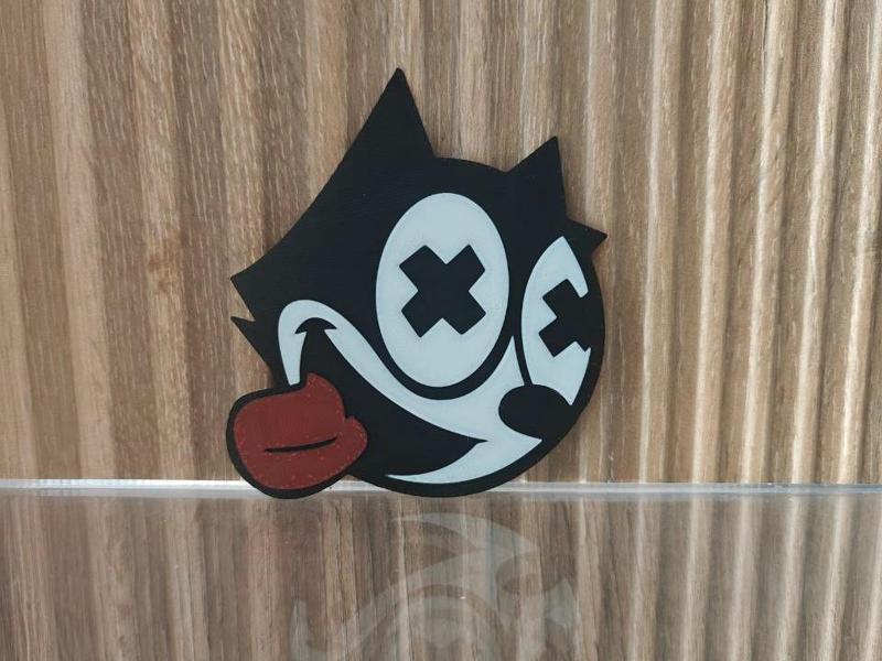 HueForge Model: Felix the Cat