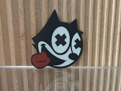 HueForge Model: Felix the Cat