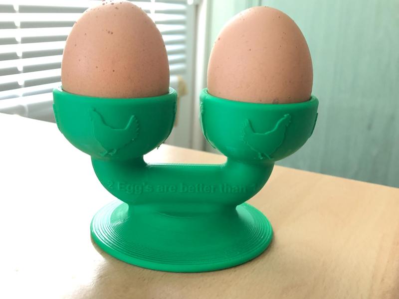 2 Eggs are better than 1 Egg cup