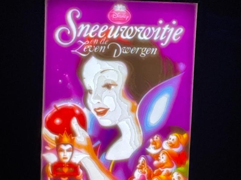 snowwhite classic version movie poster lithophane